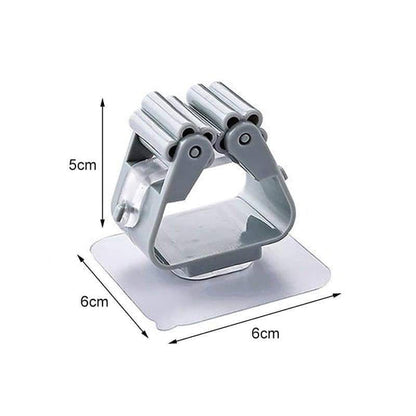Wall mounted brush holder