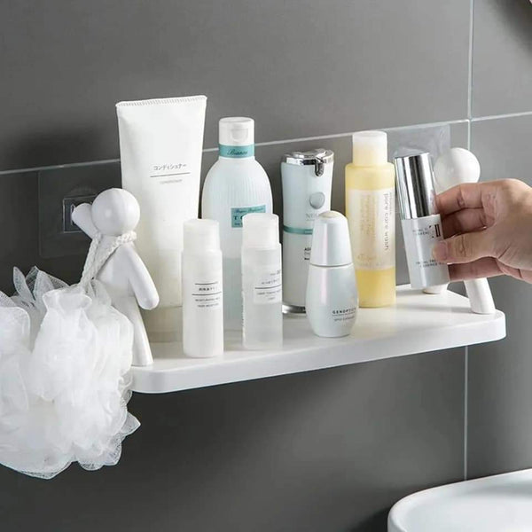 Wall Mounted man holding multipurpose organizer