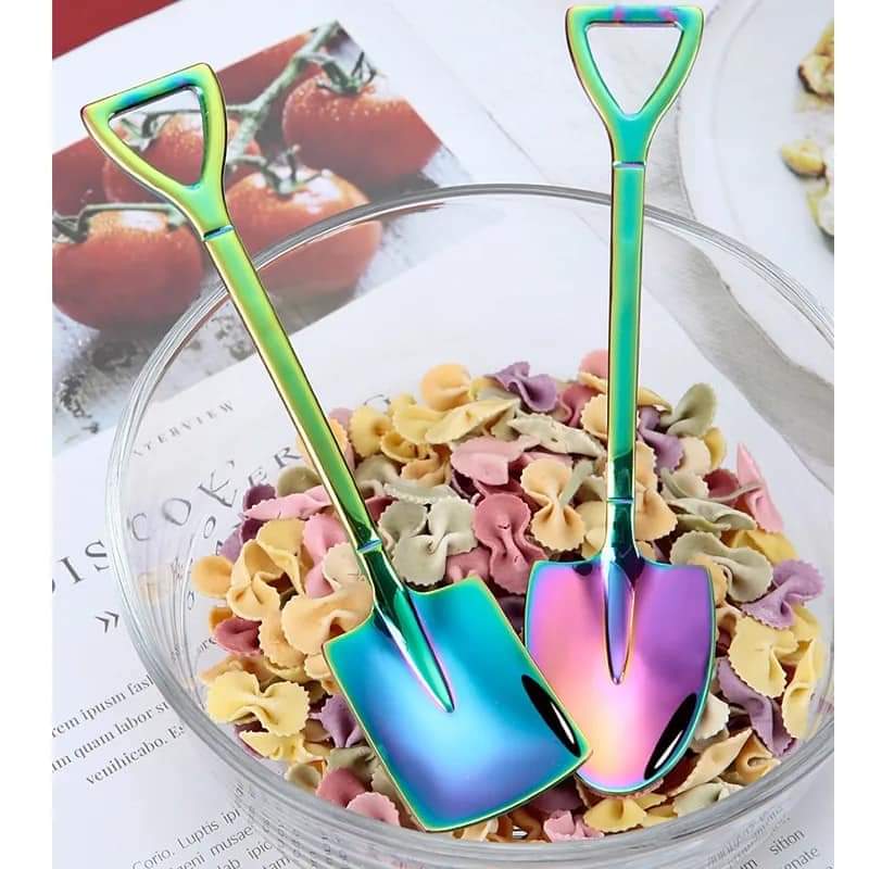 Creative Stainless Steel Spoon Set (2pcs)