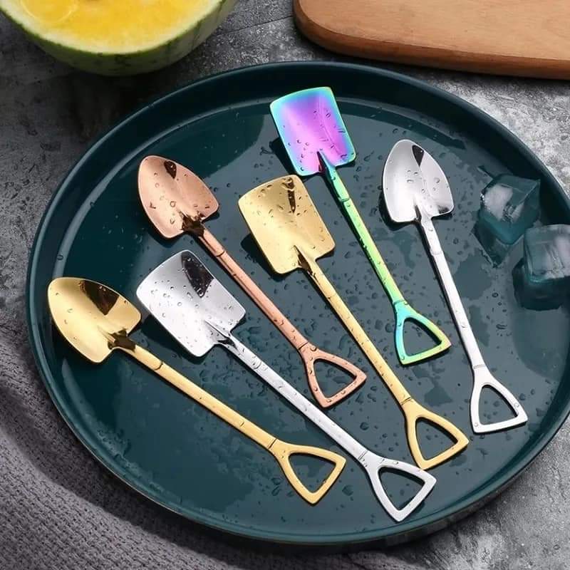 Creative Stainless Steel Spoon Set (2pcs)