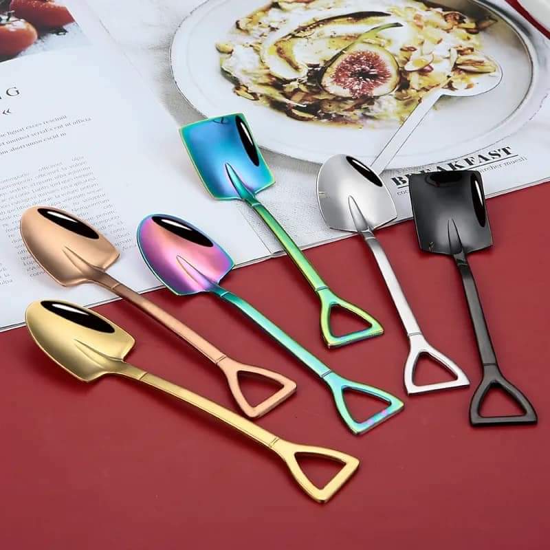 Creative Stainless Steel Spoon Set (2pcs)