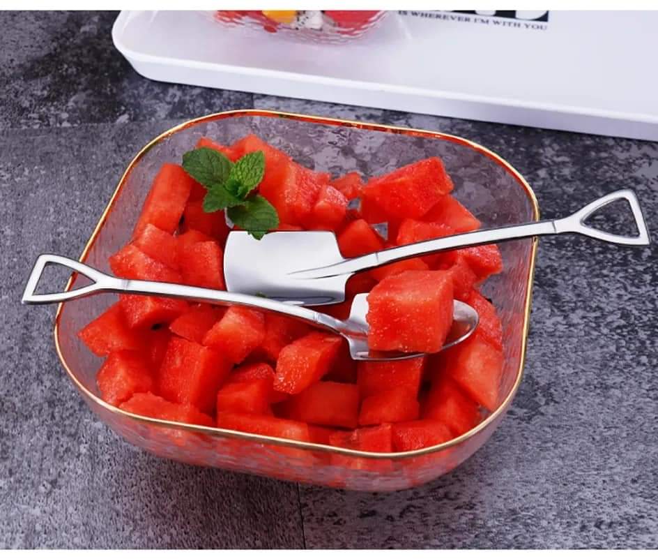 Creative Stainless Steel Spoon Set (2pcs)