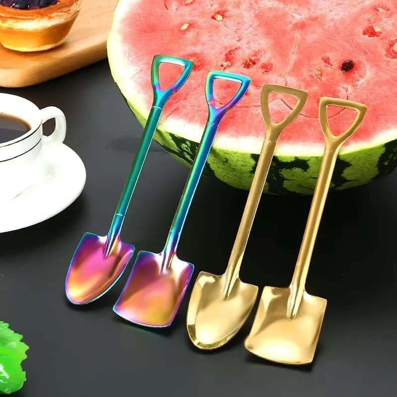 Creative Stainless Steel Spoon Set (2pcs)