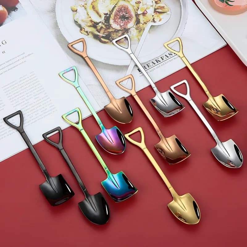 Creative Stainless Steel Spoon Set (2pcs)