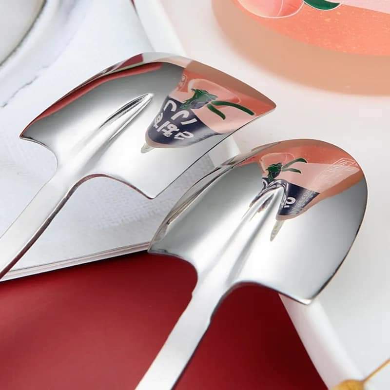 Creative Stainless Steel Spoon Set (2pcs)