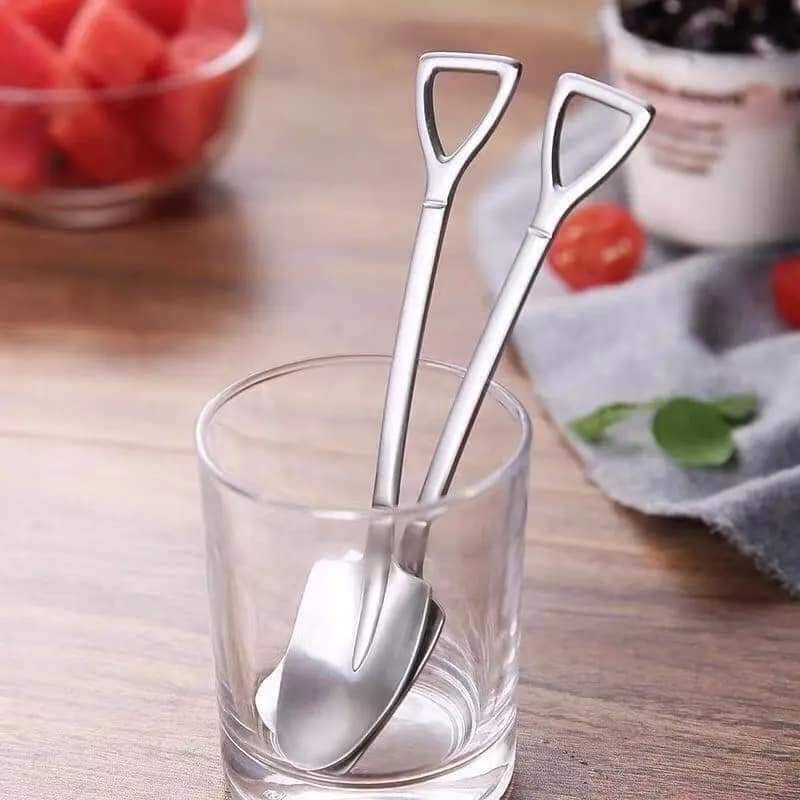 Creative Stainless Steel Spoon Set (2pcs)