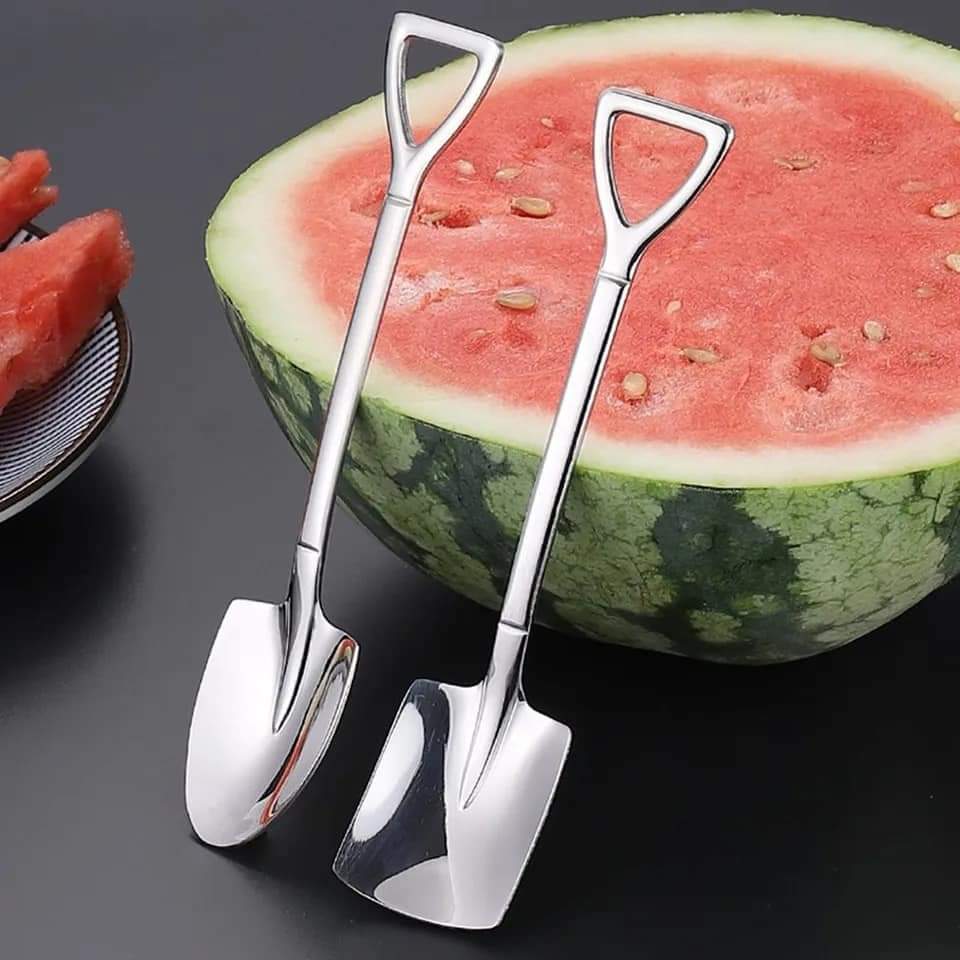 Creative Stainless Steel Spoon Set (2pcs)