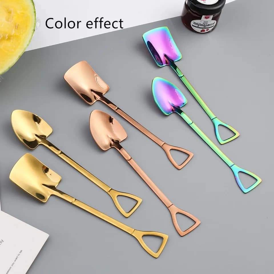 Creative Stainless Steel Spoon Set (2pcs)