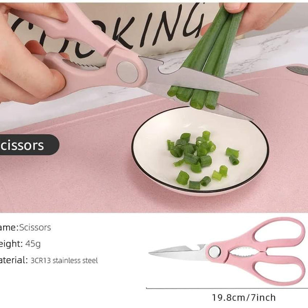 6 pieces colorful knife kitchen set