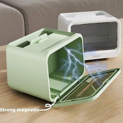 Multi function tissue with organizer box