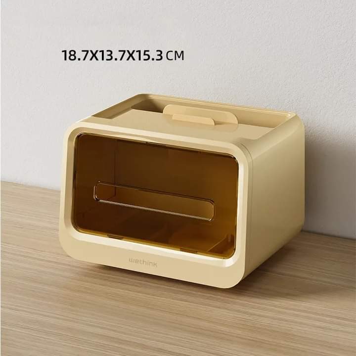 Multi function tissue with organizer box