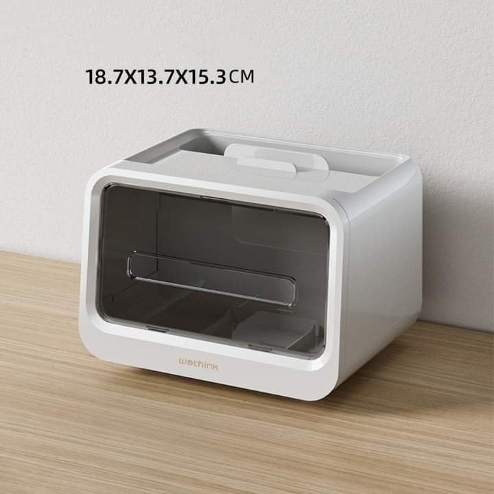 Multi function tissue with organizer box