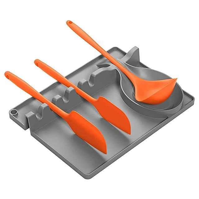 2In1 Multifunctional Silicone Spoon Holder