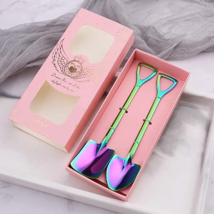 Creative Stainless Steel Spoon Set (2pcs)