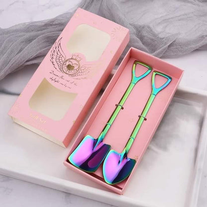 Creative Stainless Steel Spoon Set (2pcs)
