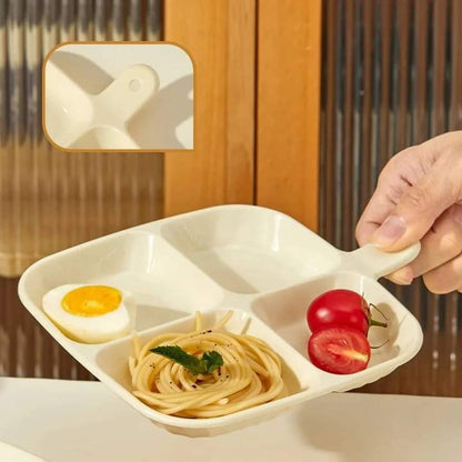 four compartment snack and serving tray