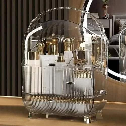 Luxury Acrylic Large Capacity Dressing Table Organizer (Box Packing)