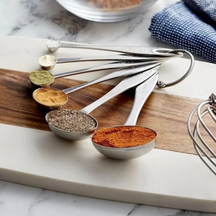 5Pcs Stainless Steel Measuring Spoon