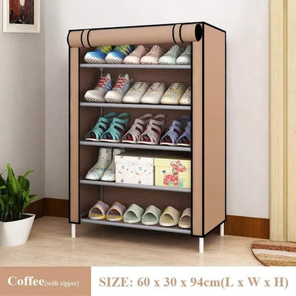 Foldable shoe rack