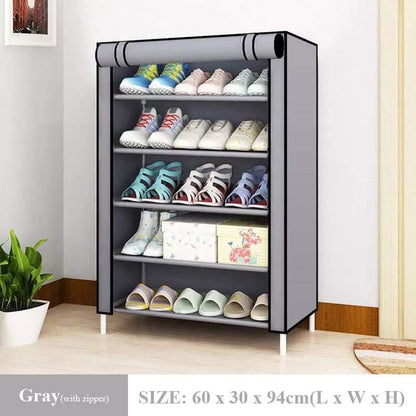 Foldable shoe rack