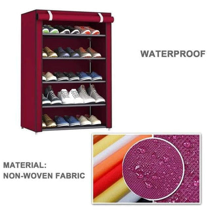Foldable shoe rack