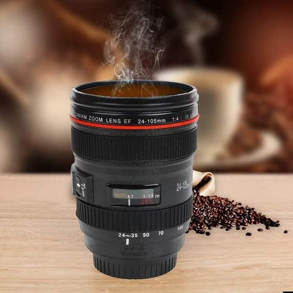 Camera lense mug