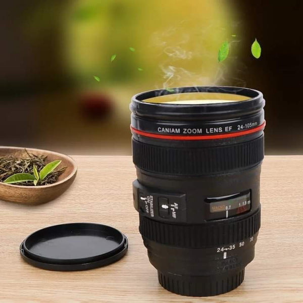 Camera lense mug