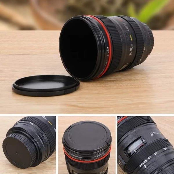 Camera lense mug