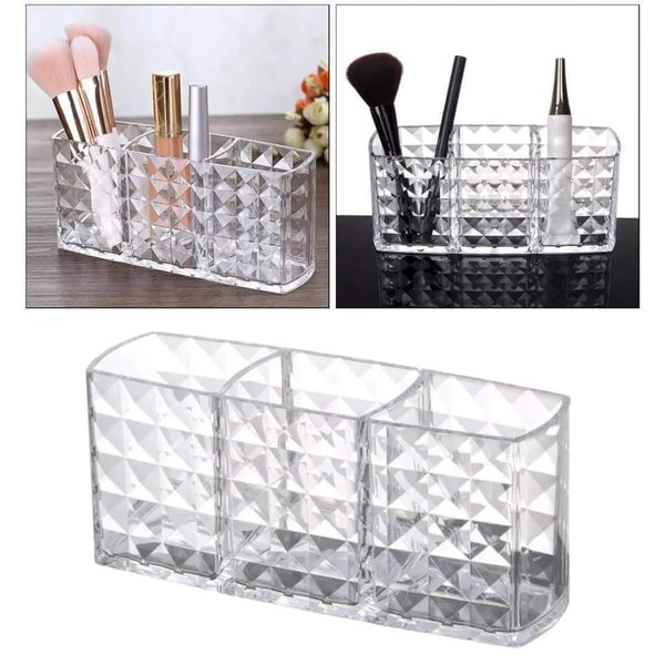 Acrylic Cut Design brush holder