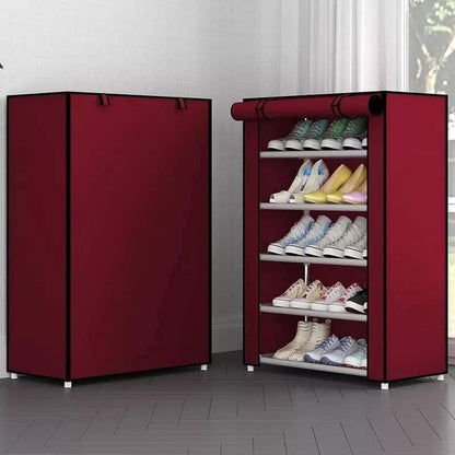 Foldable shoe rack