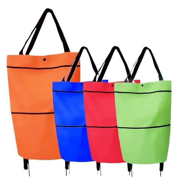 Foldable trawley bag