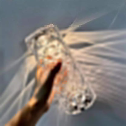 Crystal mutli color changing lamp