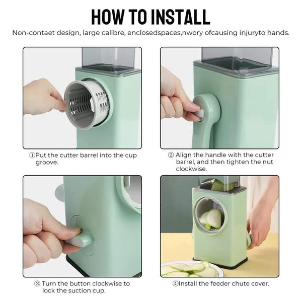 4 in 1 multifunctional vegetable cutter.