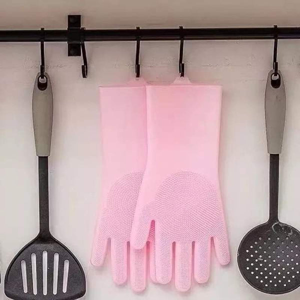 Silicon washing gloves