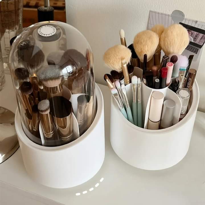 Covered Round Brush Holder