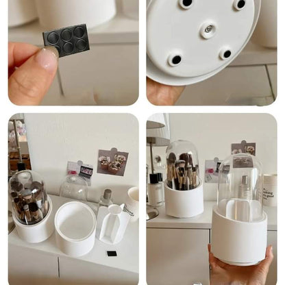 Covered Round Brush Holder