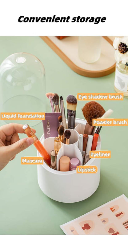 Covered Round Brush Holder