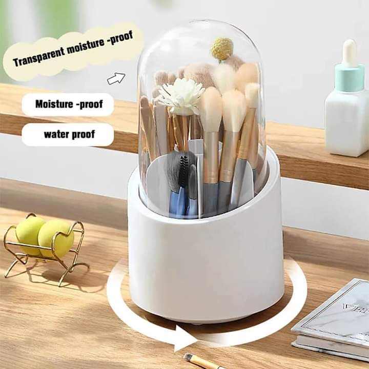 Covered Round Brush Holder
