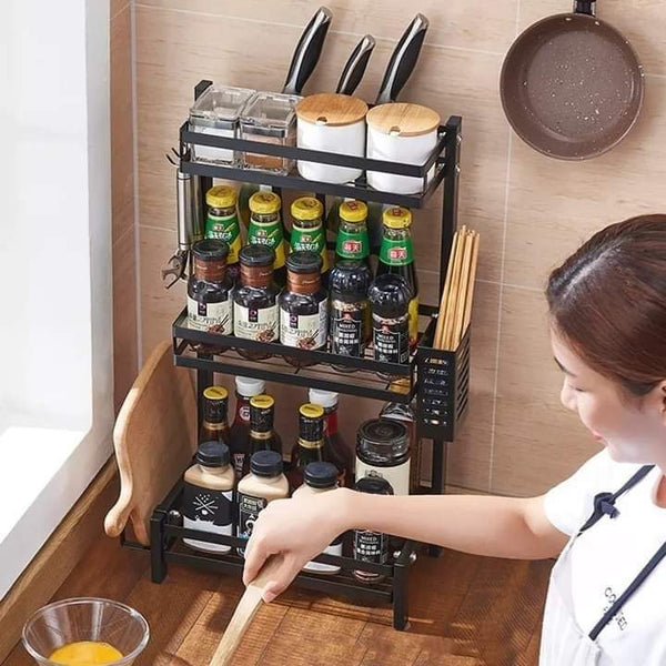Kitchen organizer rack