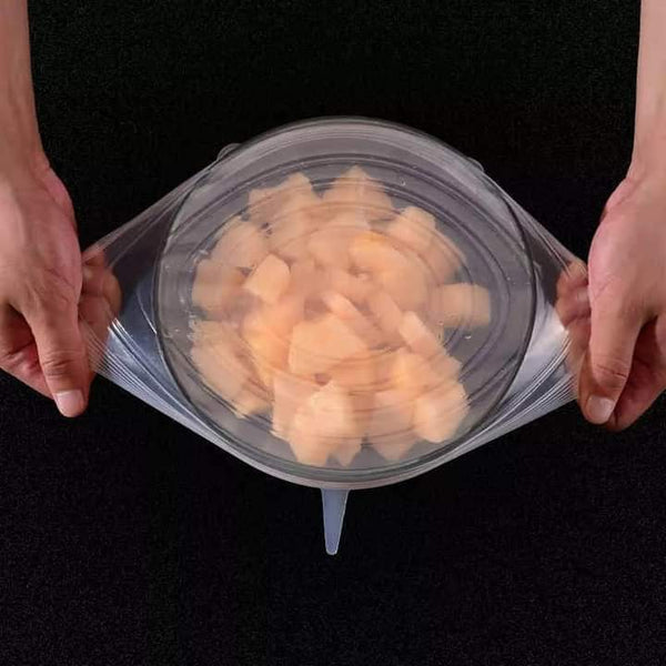 Leakproof silicon lids pack of 6 pieces