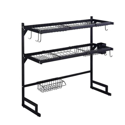 Double layer double sink organizer