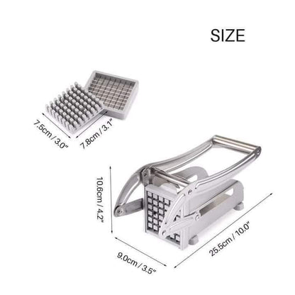 Stainless steel french fries cutter