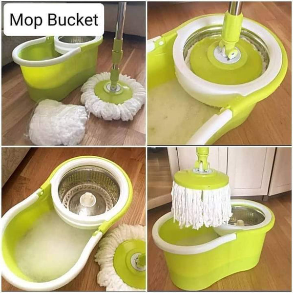 360 degree spin bucket mop