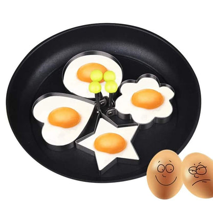 4Pcs Egg Shaper Stainless Steel