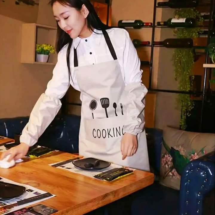 Kitchen water proof apron adjustable for women and men