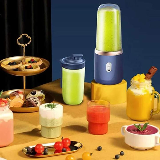 6 Blades Usb Juicer With 300ml Glass