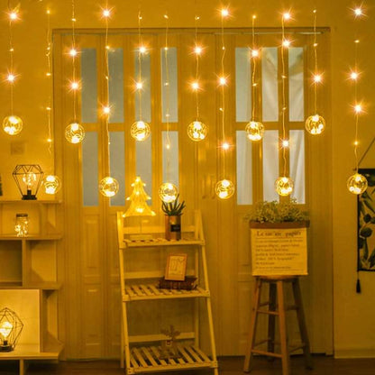 Wishing ball curtain light