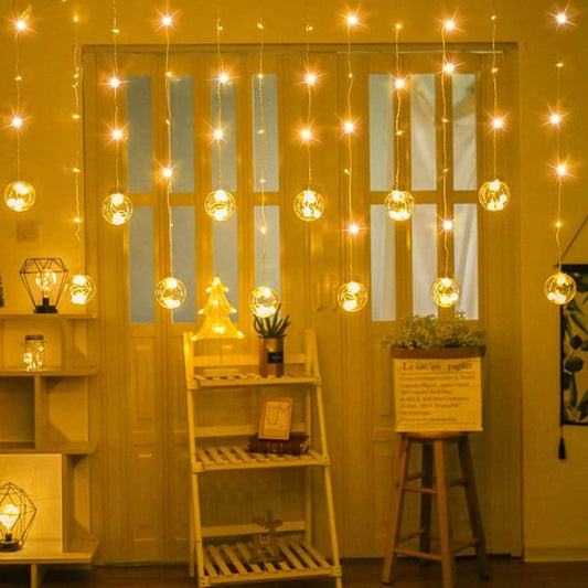 Wishing ball curtain light