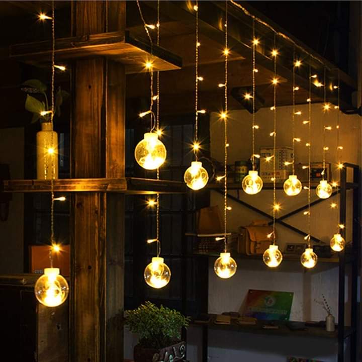 Wishing ball curtain light