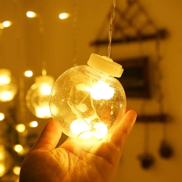 Wishing ball curtain light